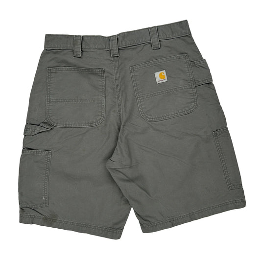 Carhartt Carpenter Shorts - 32W 11L Grey Cotton