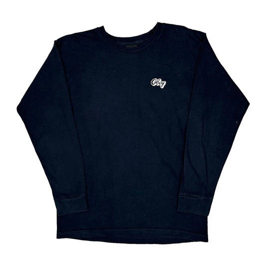 Obey Long Sleeve T-Shirt - Medium Black Cotton
