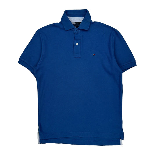 Tommy Hilfiger Polo Shirt - Small Blue Cotton