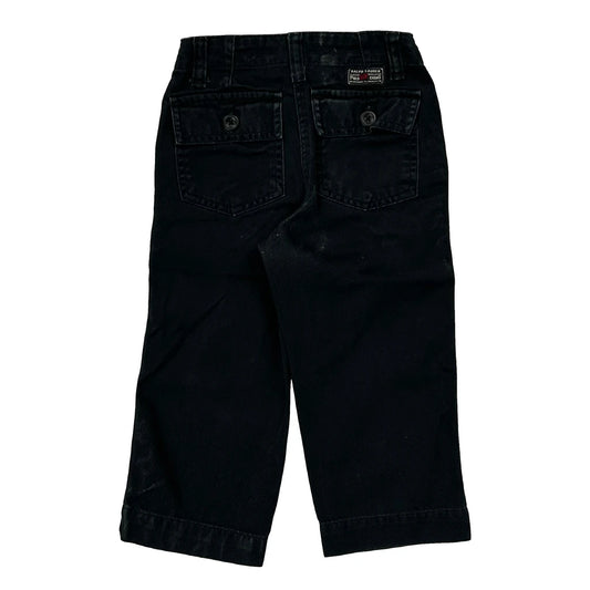 Age 2 Polo By Ralph Lauren Trousers - 2XS Black Cotton