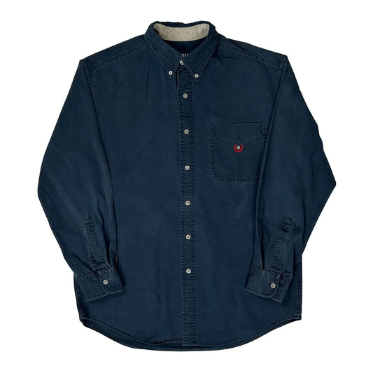 Vintage Chaps Ralph Lauren Shirt - Medium Navy Cotton