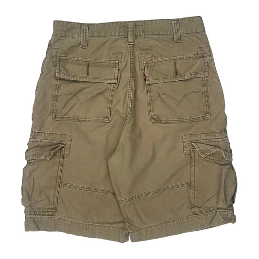 Levis Cargo Cargo Shorts - 34W 10L Khaki Cotton