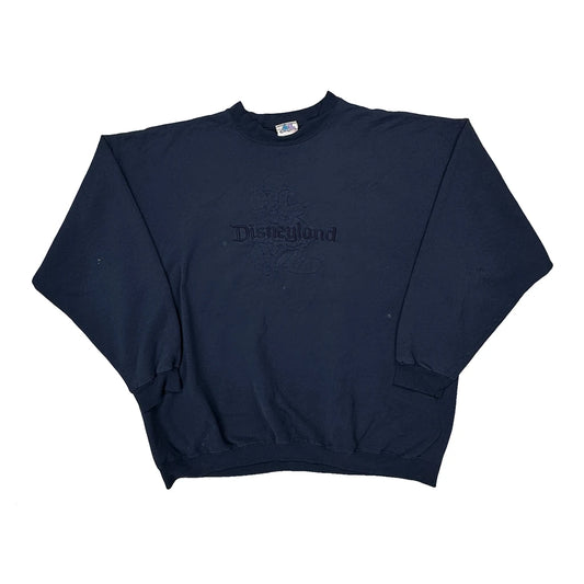 Disneyland Resort Disney Graphic Sweatshirt - 2XL Navy Cotton