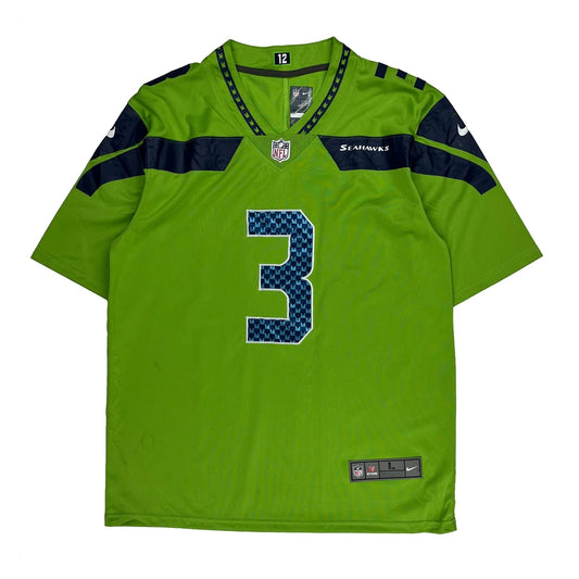Seahawks Nike Football Jersey - Large Green Polyester