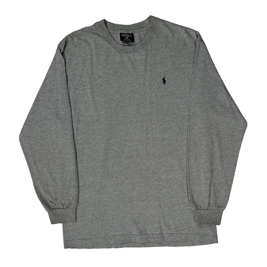 Polo Sport Ralph Lauren Long Sleeve T-Shirt - Large Grey Cotton