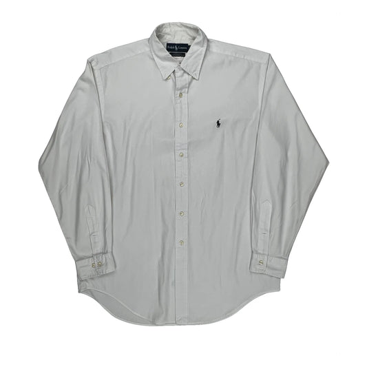 Vintage Ralph Lauren Shirt - Large White Cotton