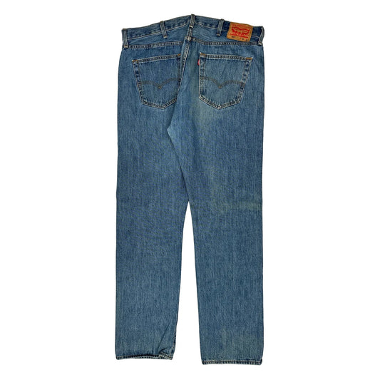 501 Levis Jeans - 36W 36L Blue Cotton