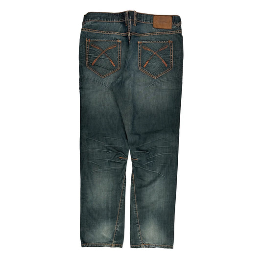 Akoo Jeans - 38W 32L Blue Denim