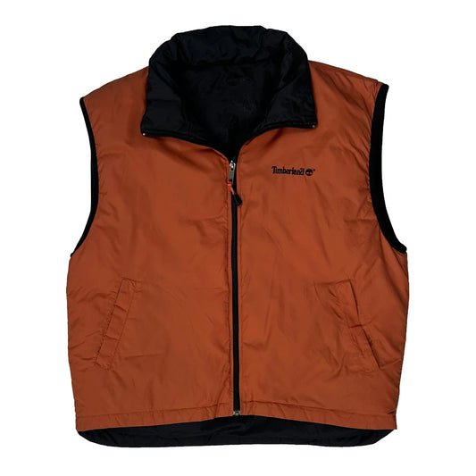 Timberland Gilet - Large Orange Nylon