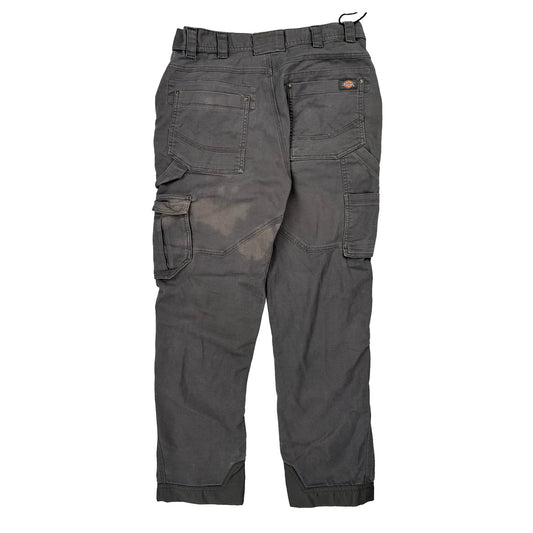 Dickies Cargo Trousers - 32W 31L Grey Cotton