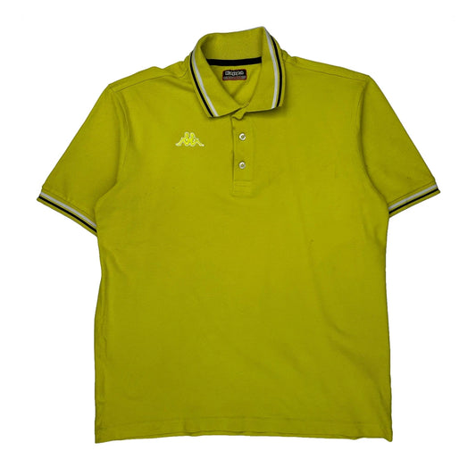 Kappa Polo Shirt - XL Yellow Cotton