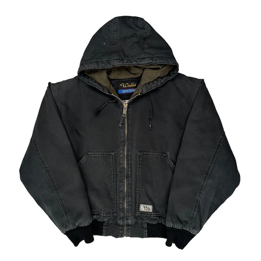 Walls Jacket - Large Black Cotton