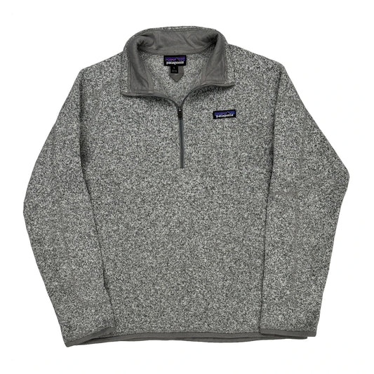 Patagonia 1/4 Zip - Large Gray Polyester