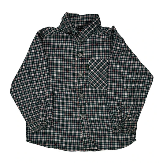 Age 4 Levis Checked Shirt - 3XS Red Cotton