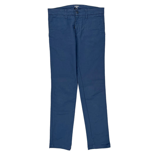 Carhartt Chinos - 30W 32L Blue Cotton Blend