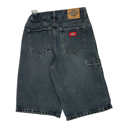Age 14 Dickies Denim Shorts - Largew 10L Blue Cotton