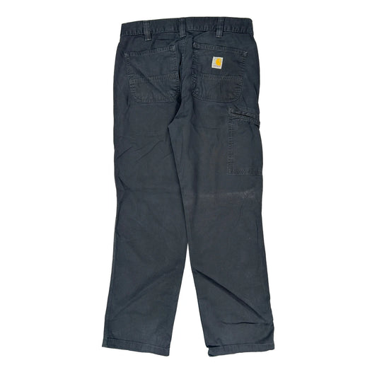 Carhartt Carpenter Trousers - 33W 31L Black Cotton