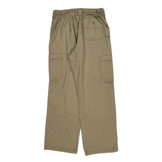 Carhartt Carpenter Trousers - 30W 30L Khaki Cotton