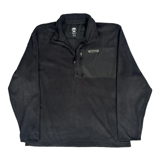 Vintage Timberland Fleece - XL Black Polyester