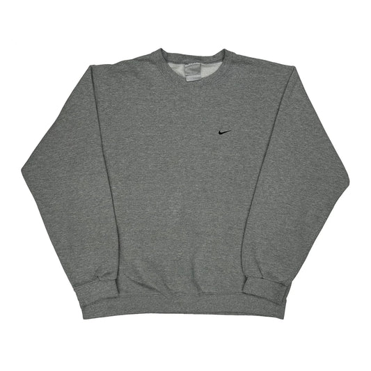 Made In USA Nike Sweatshirt - XL Grey Cotton Blend