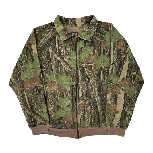 Vintage Ocoee Camo Jacket - Large Camo Cotton