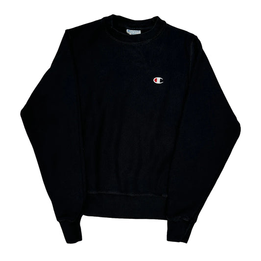 Reverse Weave Champion Sweatshirt - XS Black Cotton
