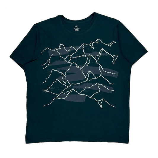 Arc''Teryx Graphic T-Shirt - XL Green Cotton