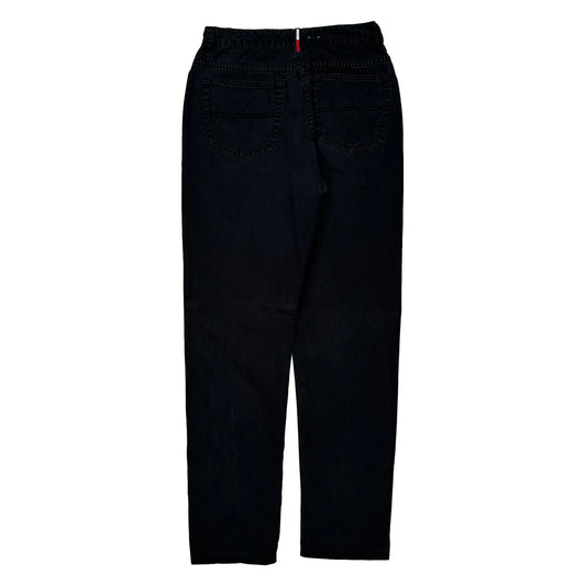 Tommy Hilfiger Trousers - 30W UK 10 Black Cotton