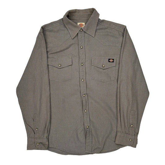 Dickies Shirt - Medium Gray Cotton Blend