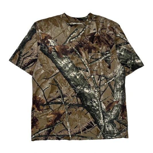 Outfitters Ridge Camo T-Shirt - Medium Camo Cotton