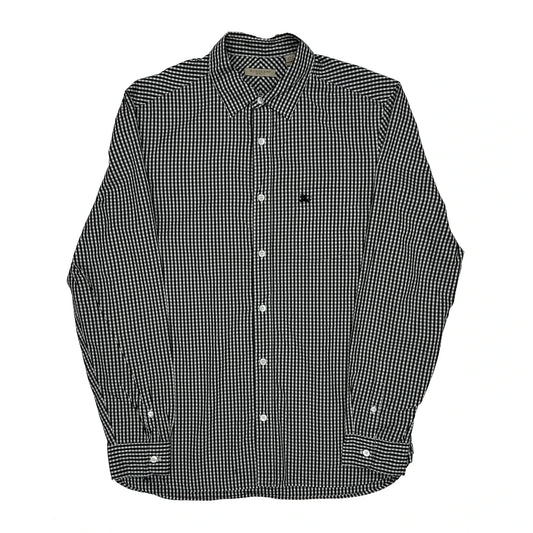 Burberry Brit Checked Shirt - Medium Black & White Cotton