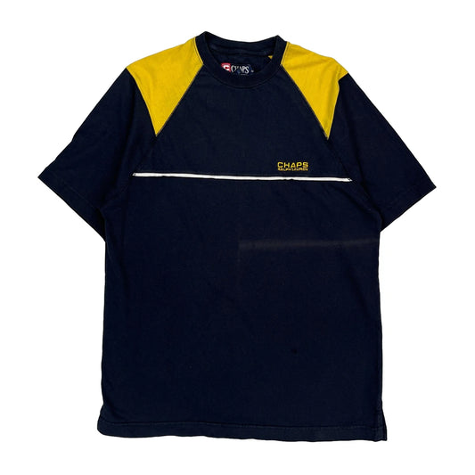 Chaps Ralph Lauren Graphic T-Shirt - Medium Navy Cotton