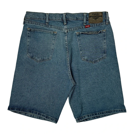 Wrangler Denim Shorts - 33W 9L Blue Denim