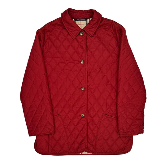 Burberry Jacket - Small Red Polyester
