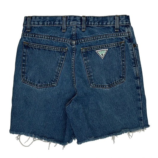 Vintage Guess Denim Shorts - 29W 7L Blue Cotton