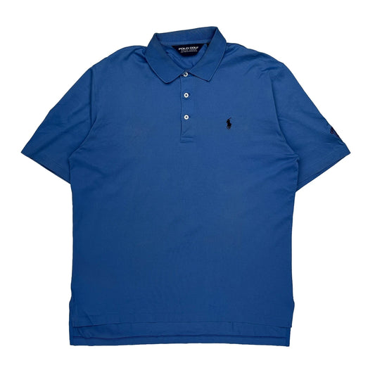 Ralph Lauren Polo Shirt - Medium Blue Cotton