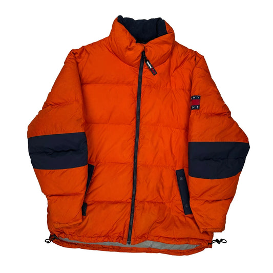 Tommy Jeans Spellout Puffer - 2XL Navy Polyester