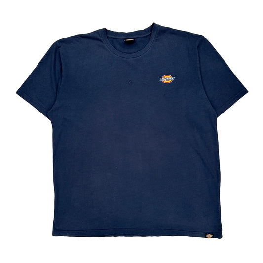 Dickies T-Shirt - 2XL Blue Cotton