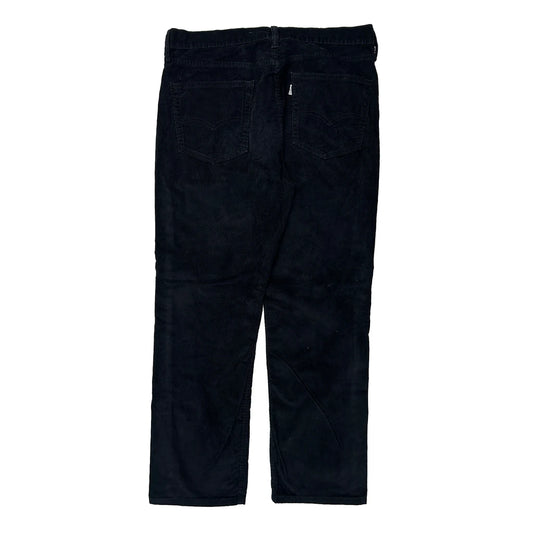 Levis Cord Trousers - 36″ Waist Black Corduroy
