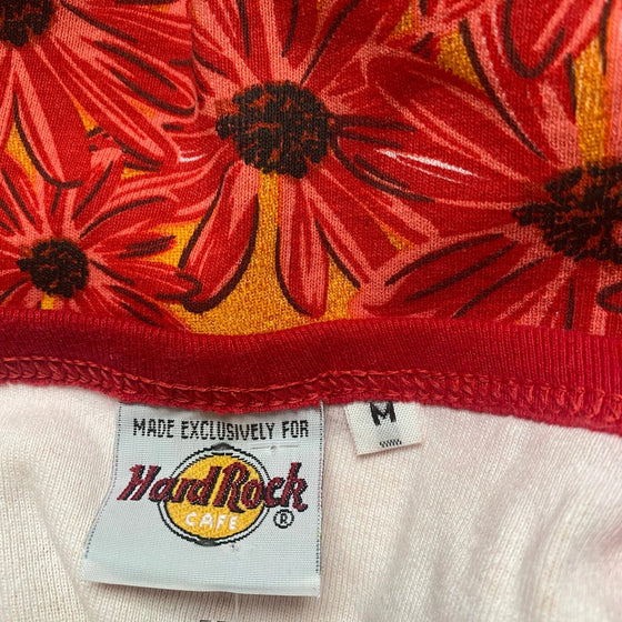 Vintage orange Rio de Janerio Hard Rock Cafe Varsity Jacket - womens medium