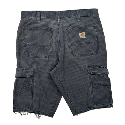 Carhartt Cargo Shorts - 34W 11L Grey Cotton