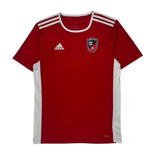 Bedford Bulldogs Adidas Football Shirt - Medium Red Polyester