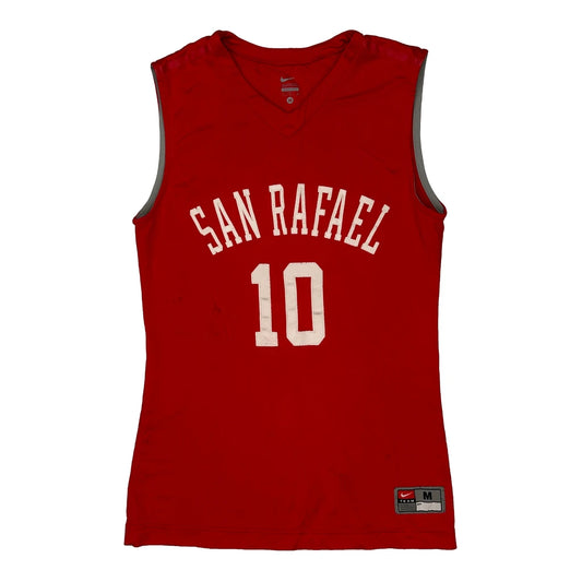 Vintage San Rafael Nike Jersey - Medium Red Mesh