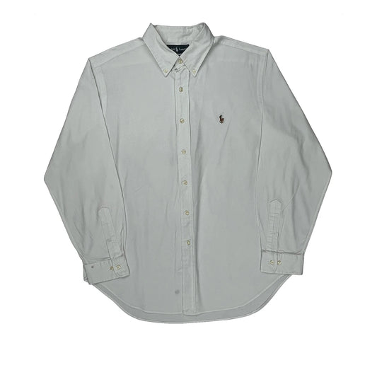 Vintage Ralph Lauren Shirt - Large White Cotton