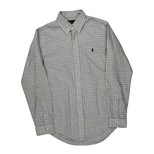 Ralph Lauren Checked Shirt - Small Blue Cotton