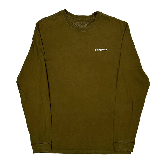 Vintage Patagonia Long Sleeve T-Shirt - Medium Green Cotton