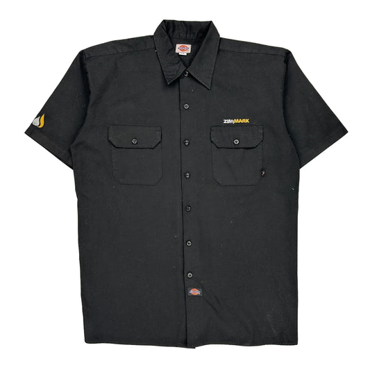 Zimmark Dickies Short Sleeve Shirt - Large Black Cotton