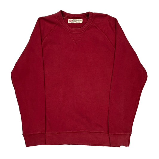 Levis Sweatshirt - XL Red Cotton