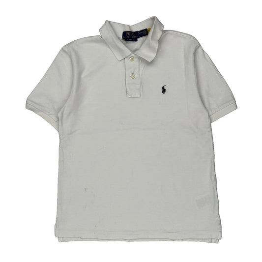 Age 14-16 Polo By Ralph Lauren Polo Shirt - Large White Cotton