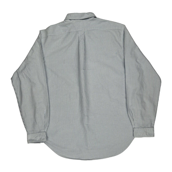 Classic Fit Ralph Lauren Striped Shirt - XL Blue Cotton